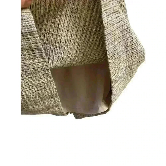 𝅺L’AGENCE LAMB Skin Beige with Metallic Bodycon Mini Dress, Sz 4 - Picture 4 of 6